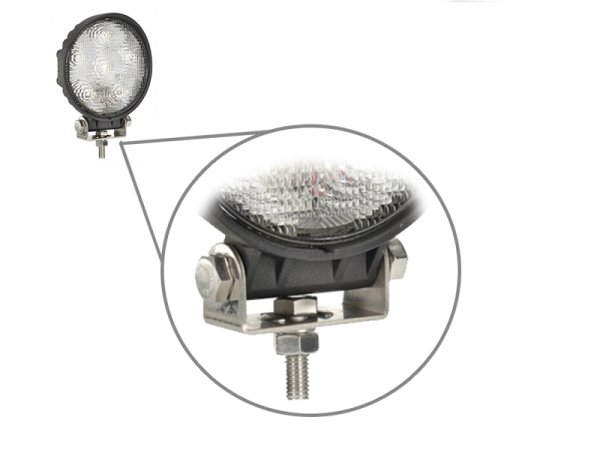 Προβολέας LED Εργασίας Στρογγυλός 27W 10-30V 3780lm 30° Αδιάβροχος IP65 Ψυχρό Λευκό 6000k 30000