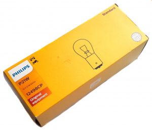 PHILIPS ΛΑΜΠΑ 12V P21W 12498CP